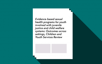 Evidence-based sexual health programs for youth involved with juvenile justice and child welfare systems