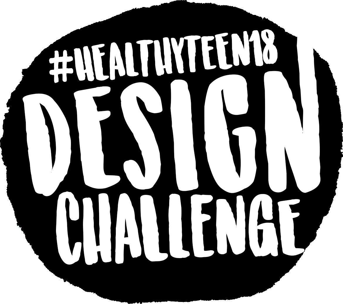 #healthyteen18 design challenge logo