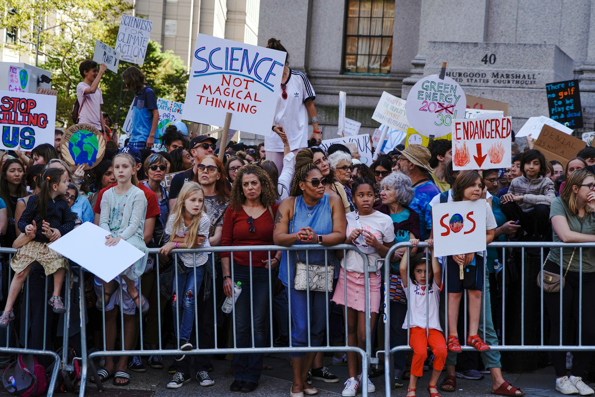 Activists young and old take a stand for climate change, climate action, and a better future.